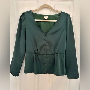 JCrew Peplum Blouse